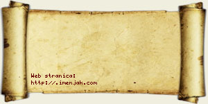 Jovana Mančić vizit kartica